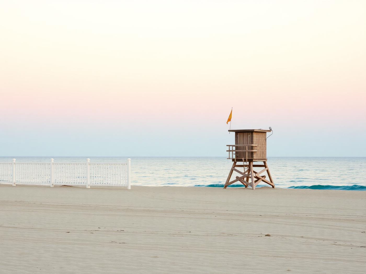 Spiaggia di Viserbella al mattino
